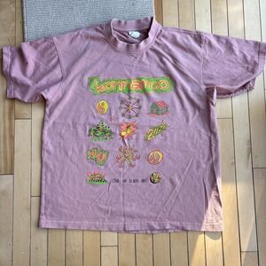 Bonnaroo 2025 Shirt large Pink Festival Lineup T-Shirt Lane 7